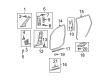 2010 Toyota Highlander Door Seal Diagram - 62331-0E040-B0