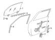 Toyota Land Cruiser Window Regulator Diagram - 69801-60070