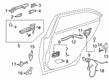 Toyota Avalon Door Check Diagram - 68630-07032