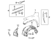 Toyota Tundra Fender Diagram - 53811-0C100