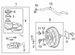 Toyota Corolla Brake Booster Diagram - 47210-12591