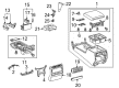 Toyota Land Cruiser A/C Switch Diagram - 55900-60G10