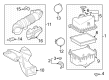 2021 Toyota Camry Air Intake Coupling Diagram - 17880-0P291