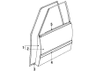 1990 Toyota Cressida Door Moldings Diagram - 75710-22120