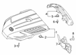 2021 Toyota GR Supra Engine Cover Diagram - 12601-WAA02