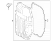 Toyota Grand Highlander Oil Pan Gasket Diagram - 35145-30010