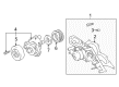 2002 Toyota Tundra A/C Idler Pulley Diagram - 16603-0W010