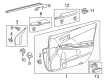 Toyota Camry Door Seal Diagram - 68172-06092