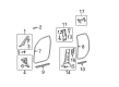 2020 Toyota Tundra Weather Strip Diagram - 62331-0C040