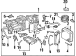 Toyota Supra A/C Hose Diagram - 88711-14650