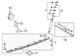 2017 Toyota Tacoma Leaf Spring Bushing Diagram - 90389-A0003