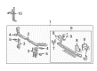 2007 Toyota Corolla Radiator Support Diagram - 53216-02909