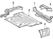 1986 Toyota Cressida Floor Pan Diagram - 58311-23010