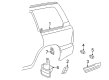 1999 Toyota Land Cruiser Door Moldings Diagram - 75743-60010-E1