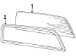 1995 Toyota Pickup Weather Strip Diagram - 64812-89108