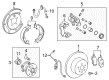 2017 Toyota Avalon Parking Brake Cable Diagram - 46430-07040