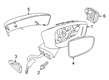 2020 Toyota Yaris Mirror Cover Diagram - 87915-WB010