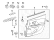 2015 Toyota Prius V Weather Strip Diagram - 68171-47050