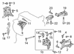 2023 Toyota Corolla Engine Mount Diagram - 12315-24011