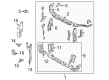 2010 Toyota Camry Air Deflector Diagram - 53294-06140