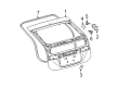 Toyota Prius Plug-In Weather Strip Diagram - 67881-47022