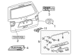 2009 Toyota Sequoia Emblem Diagram - 75443-34030