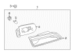 2014 Toyota Camry Tail Light Diagram - 81590-06380