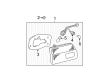 1998 Toyota Sienna Light Socket Diagram - 81675-08010