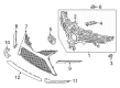 2023 Toyota Camry Grille Diagram - 53102-06420