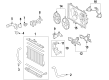 2016 Toyota Highlander Water Pump Diagram - 16100-09442