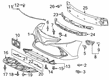 Toyota License Plate Diagram - 75101-06070