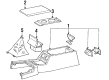 1986 Toyota Supra Center Console Base Diagram - 58810-14400-02