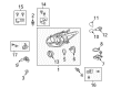 2010 Toyota Prius Headlight Diagram - 81170-47211