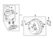 Toyota Tundra Brake Booster Diagram - 44610-0C111