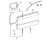 Toyota Solara Weather Strip Diagram - 67861-AA050