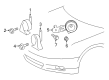 2017 Toyota Avalon Horn Diagram - 86560-06050