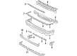 1985 Toyota Cressida Spoiler Diagram - 76851-22010