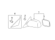 2007 Toyota Camry Car Mirror Diagram - 87940-33630-G0