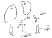 Toyota Echo Door Seal Diagram - 62333-52011-B2