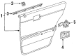 Toyota Cressida Interior Door Handle Diagram - 69205-30010