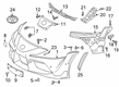 2024 Toyota GR Supra License Plate Diagram - 52114-WAA02