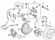 2019 Toyota Prius AWD-e Wheel Hub Diagram - 43550-47020