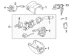 2001 Toyota Prius Ignition Lock Cylinder Diagram - 89709-47030