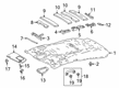 2020 Toyota C-HR Sun Visor Diagram - 74310-12J70-B0