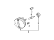 Toyota Highlander Light Socket Diagram - 90075-65003