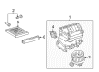 2012 Toyota Prius V Blower Motor Diagram - 87103-02210