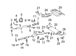 2021 Toyota Highlander Exhaust Flange Gasket Diagram - 90080-43036