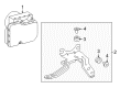 2018 Toyota Corolla ABS Control Module Diagram - 44050-02B61