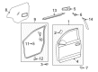 Scion Weather Strip Diagram - 68160-52160