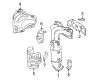 2009 Toyota RAV4 Exhaust Manifold Diagram - 17140-0P110